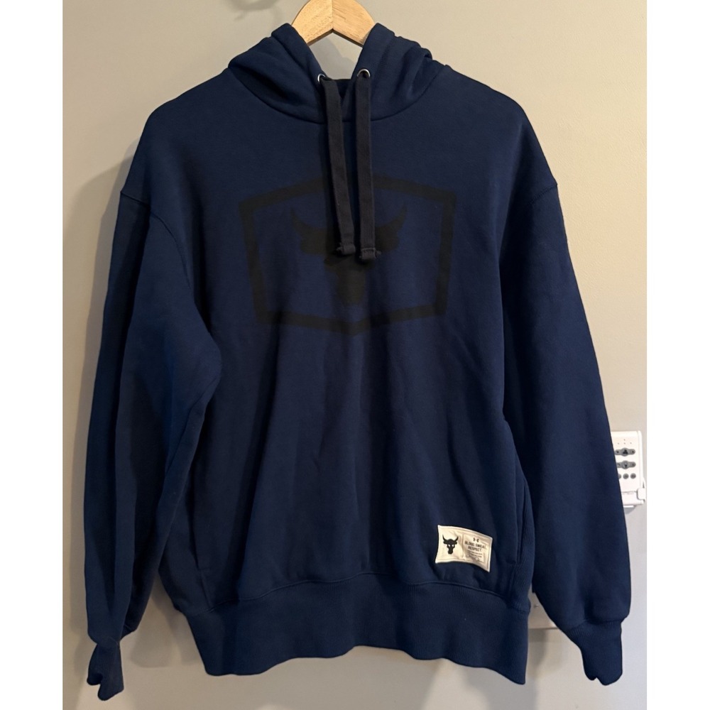 Under Armour Hoodie Project Rock Warm Up Pump Cover Sweatshirt‎ Large